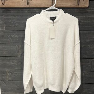 White Oversized Cotton Candy LA Sweater